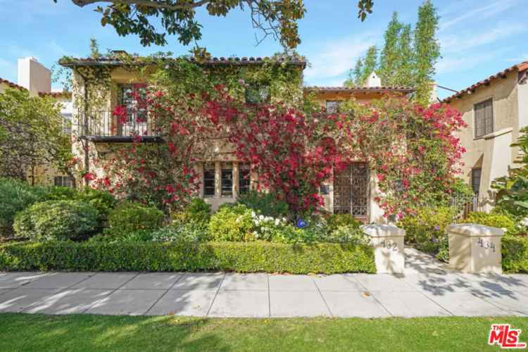 Beverly Hills Mediterranean Property  Two Units  R4 Zoning