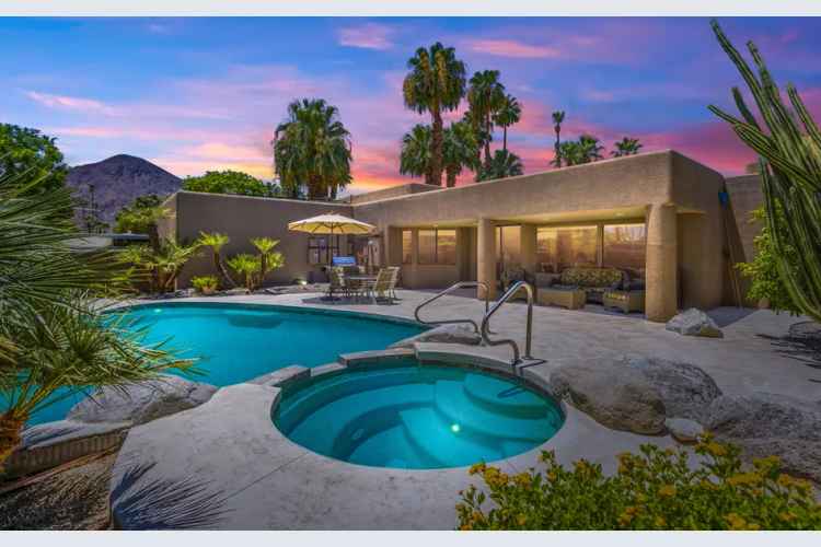 Custom Contemporary Home in Indian Wells with Mountain Views and Pool