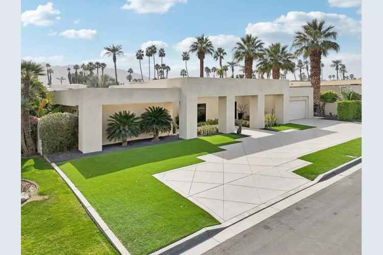 Mid Century Modern Home with Pool Spa and Putting Green