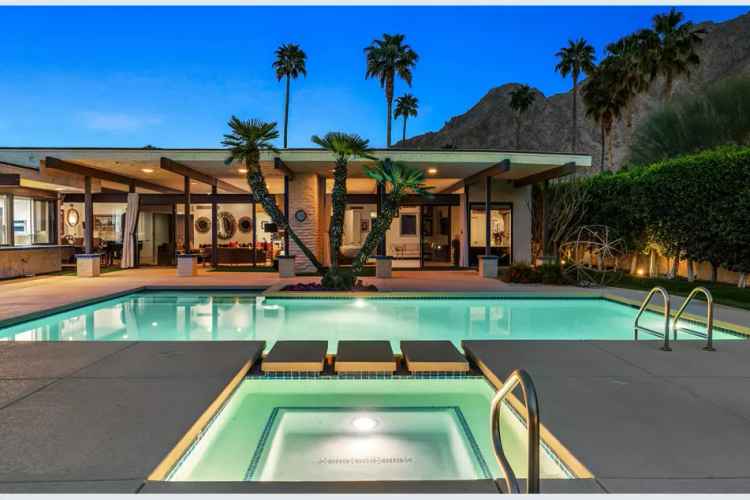 Mid Century Modern Estate in Indian Wells Country Club