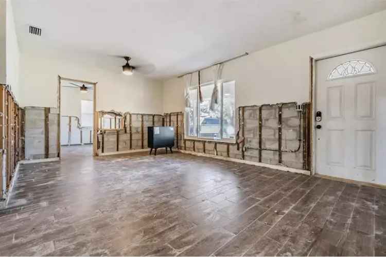 Flood Damaged Home As Is Renovation Project Large Screen Room