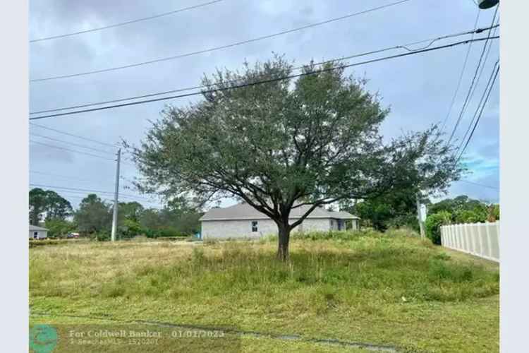 Land For Sale , 221, Southwest Becker Road, Port Saint Lucie, Florida