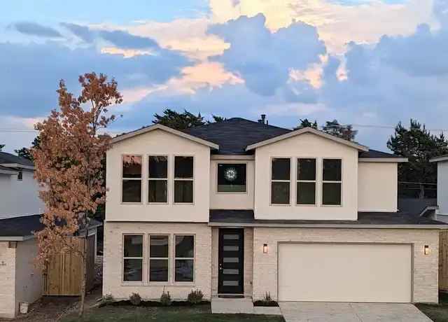 New Construction Home with Fireplace and Large Yard