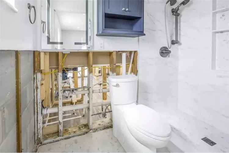 3 2 Block Home Ready for Completion Remodeled Bathrooms New Sewer