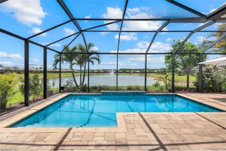 Lakefront Coastal Home with Private Pool in Naples