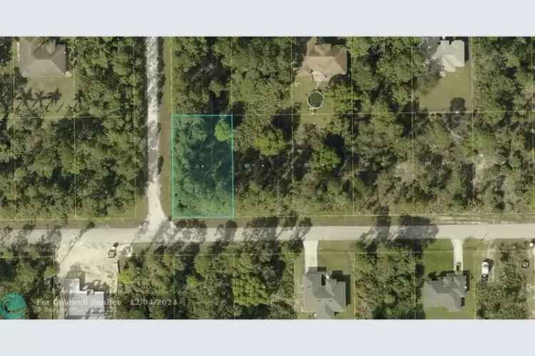 0.25 Acre Vacant Lot Lehigh Acres Single Family Home RS 1 Zoned