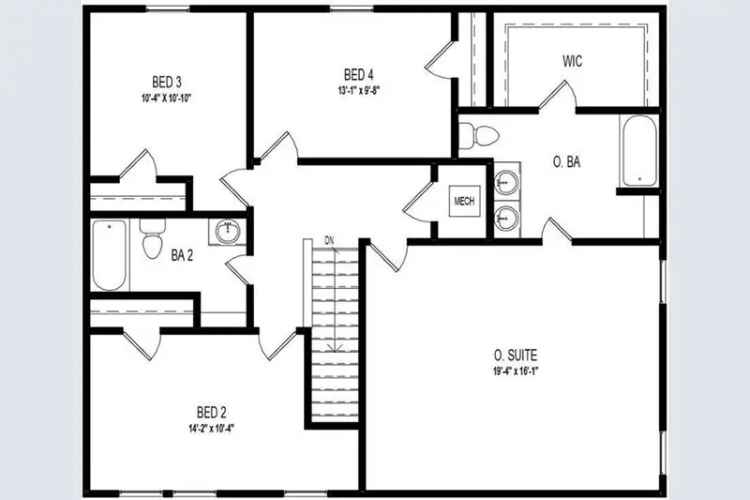 New 5 Bedroom 3 Bath 2 Story Home with 2 Car Garage