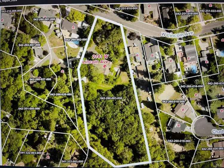 Land For Sale , 2141, West Lincoln Avenue, Napa, California