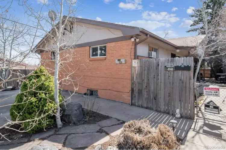 Denver Duplex 2 Main Floor Bedrooms Basement Family Room