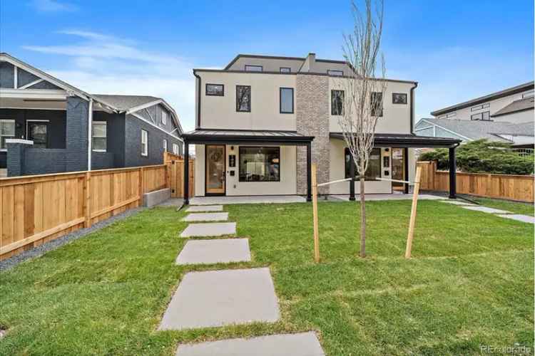 New Construction Sloan's Lake Townhome 4 Beds 4 Baths Mountain Views