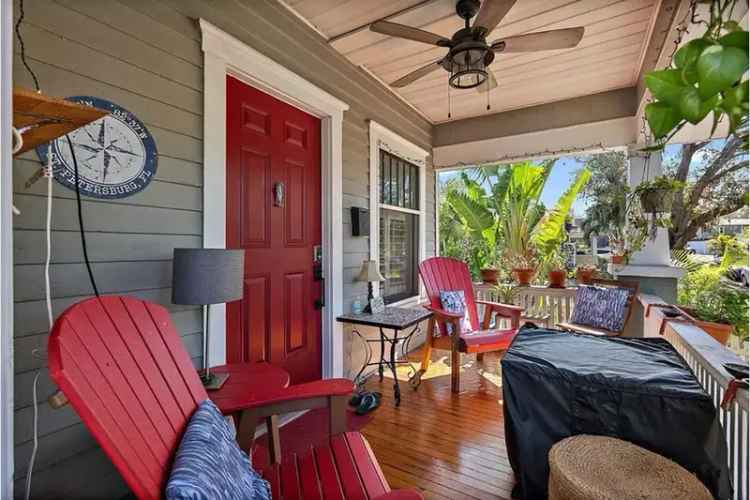 Historic Uptown Bungalow Pool Home  Near Downtown St Petersburg