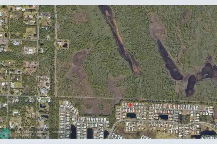 1.25 Acre Undeveloped Land in Port St Lucie No HOA