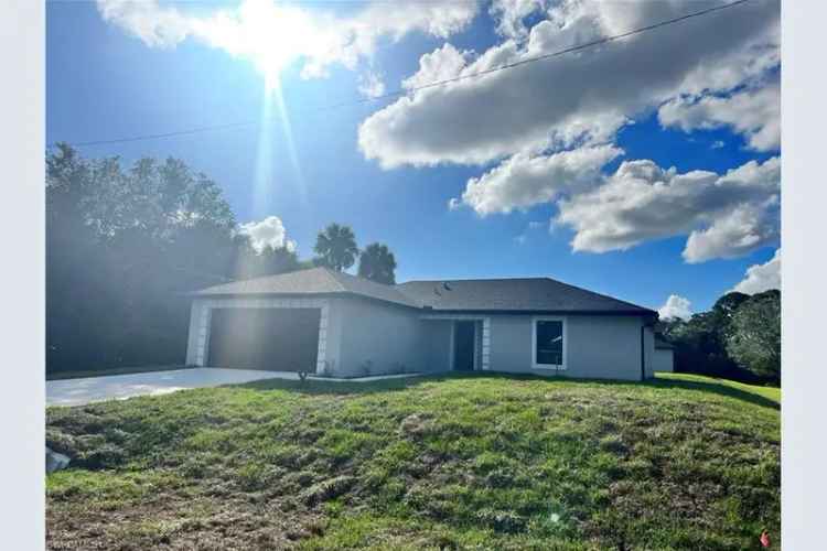 3 Bedroom 2 Bath Home in Lehigh Acres with 100% Financing Available