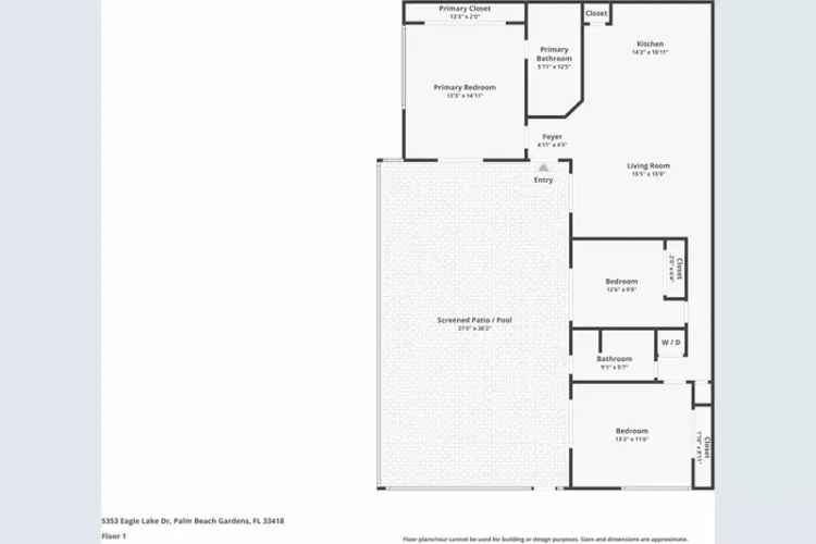 House For Sale , 5353, Eagle Lake Drive, Palm Beach Gardens, Florida