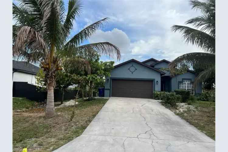 House For Sale , 2609, 4th Street Southwest, Lehigh Acres, Florida