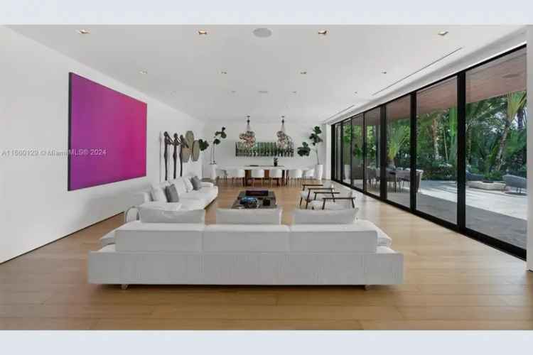 Venetian Islands Modern Mansion with Downtown Views and Water Frontage