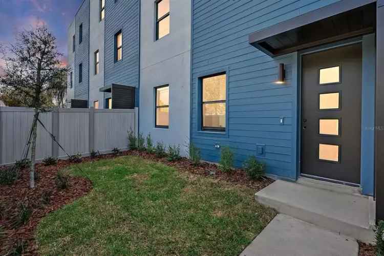 New Construction Townhomes in St Pete Woodlawn Modern Luxury 2 Car Garage