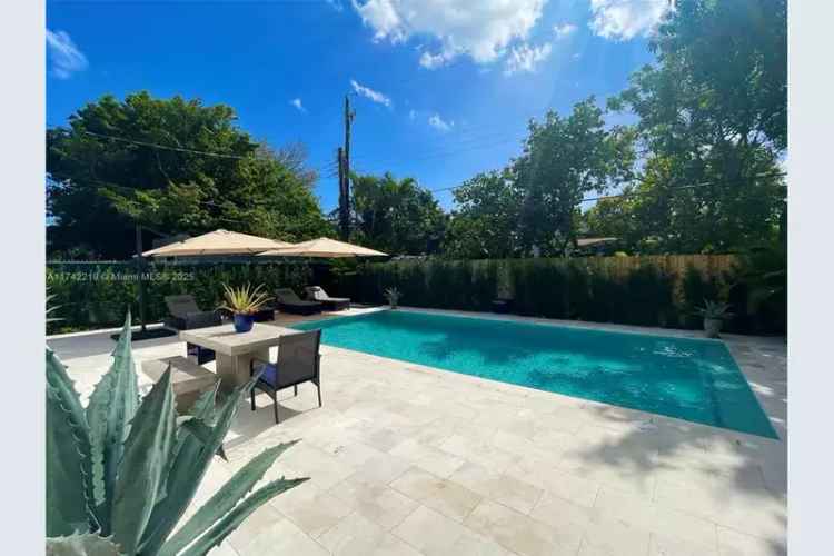 Miami 3 Bedroom House with Pool near Design District