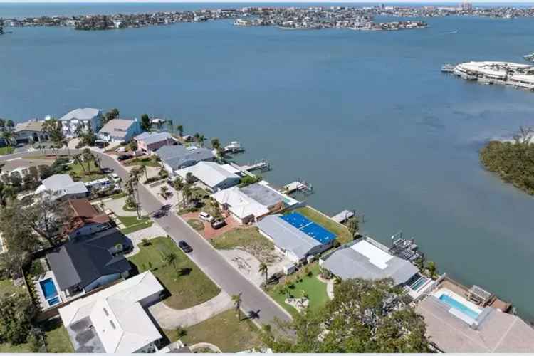 Boca Ciega Bay Waterfront Lot 3 Bed 2 Bath Home AS IS