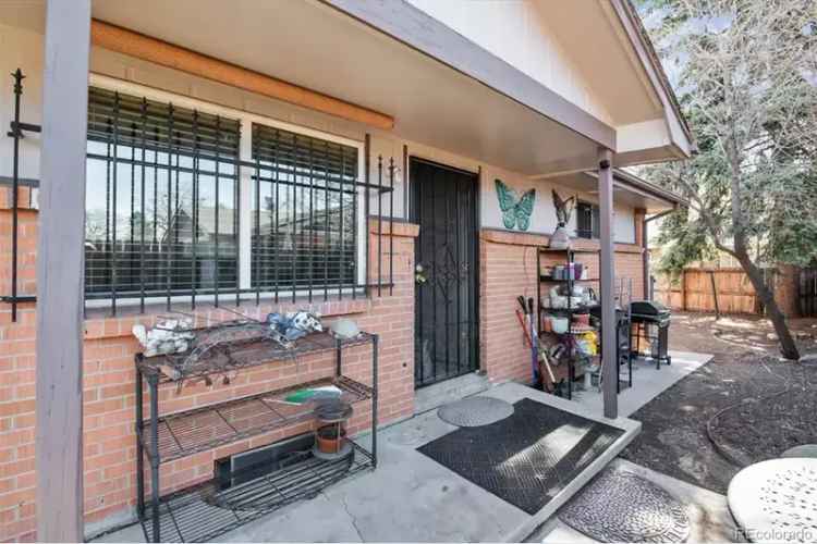 West Denver Brick Duplex with Finished Basement and Solar System