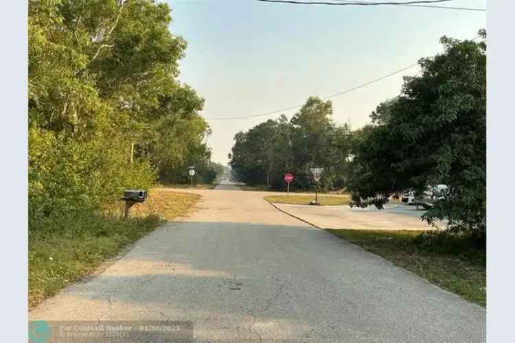 Lehigh Acres Duplex Lot For Sale Shovel Ready Near Beaches and Airport