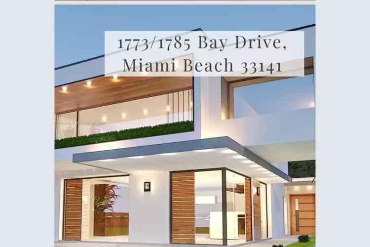 House For Sale , 1785, Bay Drive, Miami Beach, Florida