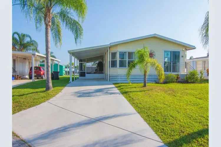 Furnished Manufactured Home in Spanish Lakes Golf Village 55 Community