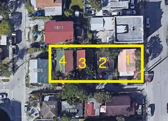 Little Havana Investment: 4 Houses - $10,900 Monthly Income