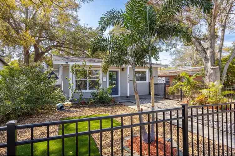 3-Bedroom 1-Bath Home in St Pete Large Lot Updated Kitchen Huge Backyard