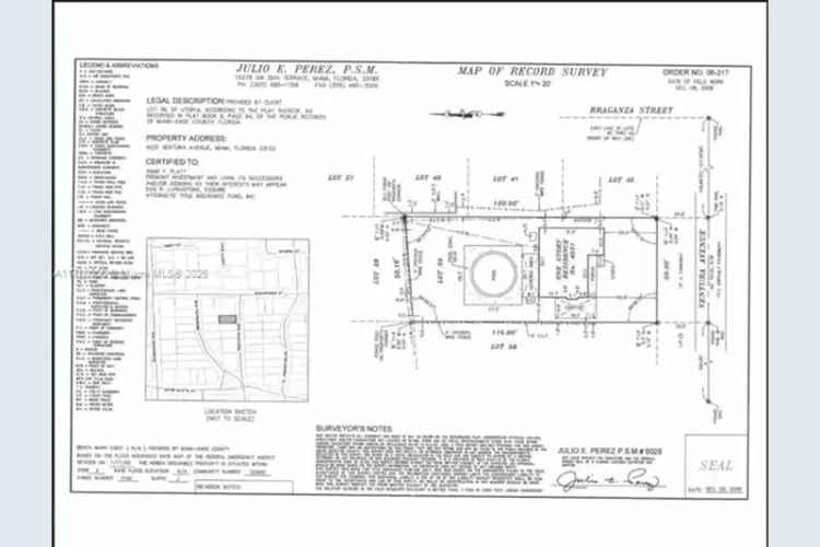 House For Sale , 4031, Ventura Avenue, Miami, Florida