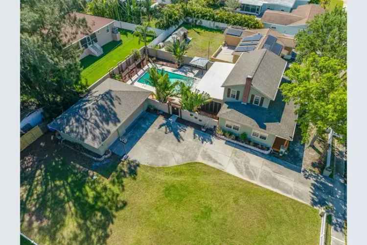 1925 St Petersburg Home Huge Double Lot 3BR 2BA Pool 3 Car Garage