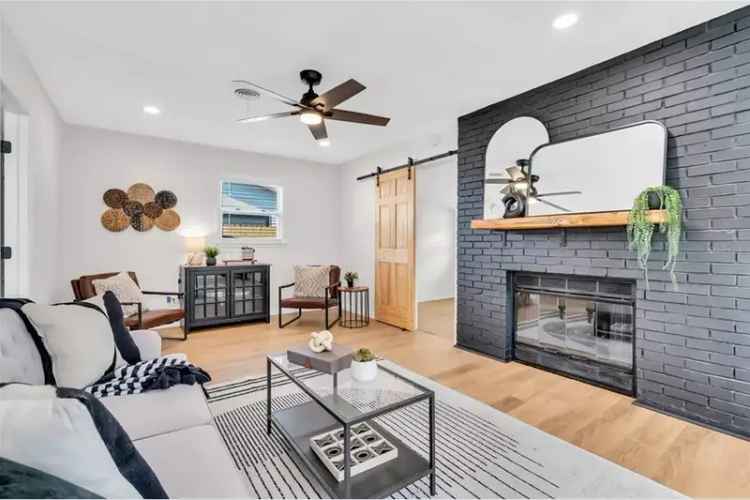 Updated 4-Bedroom Home with Fireplace and Fenced Yard