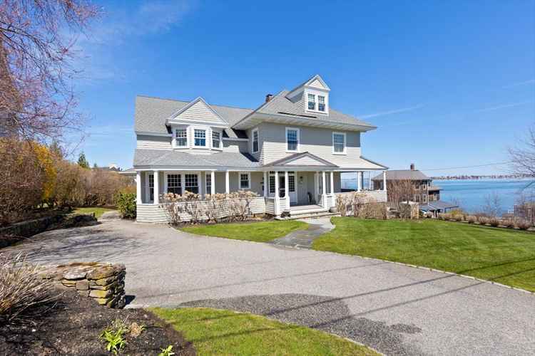 Hingham Waterfront Home Panoramic Views Chef's Kitchen