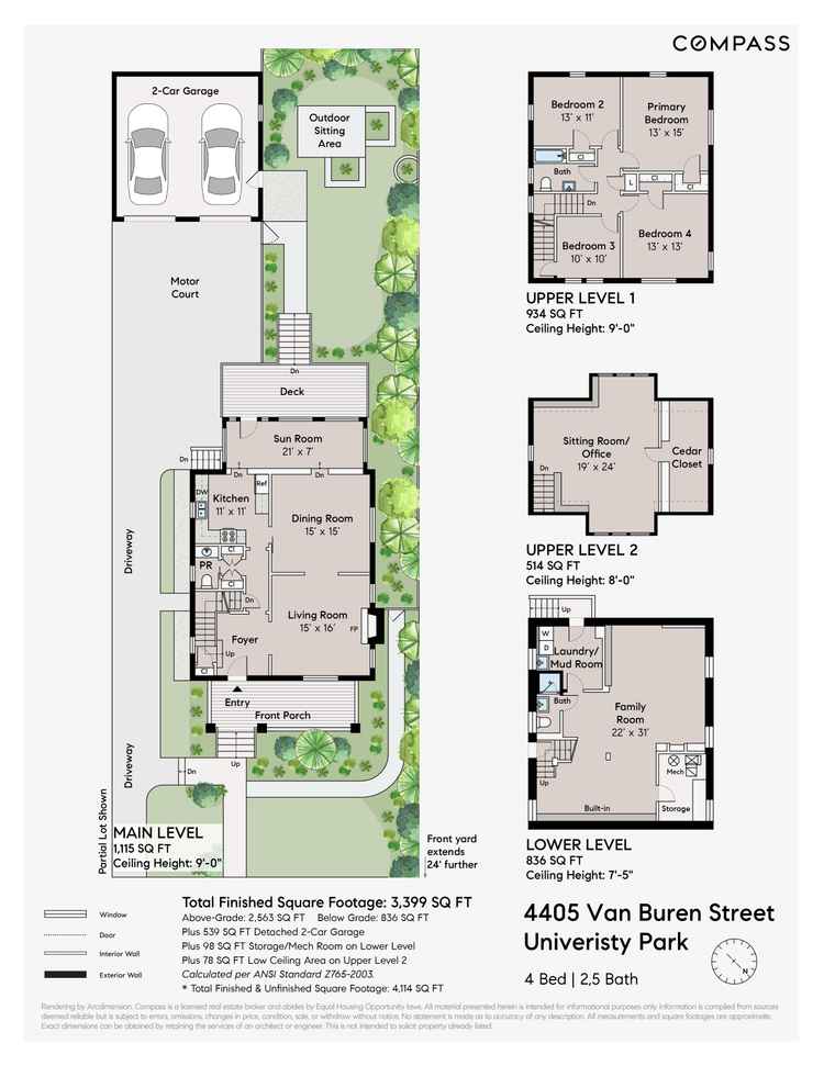 House For Sale , 4405, Van Buren Street, University Park, Maryland